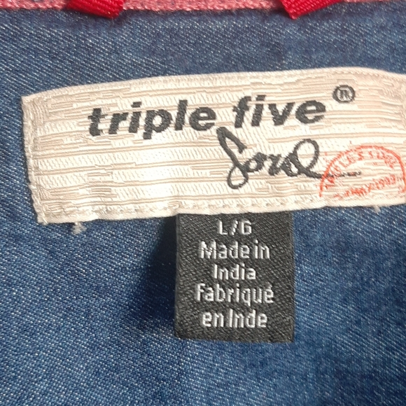 Triple Five Soul Striped Shirt - Large - Picture 2 of 6